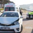 Sinop’ta otomobil bariyerlere Girdi, 1 yaralı…