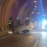 Tünelde Takla Atan Otomobil Metrelerce Sürüklendi, 1 Yaralı…